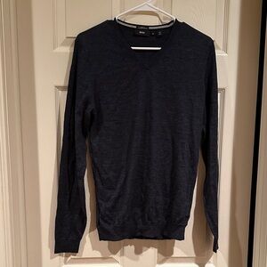 Boss Dark Gray V-Neck Shirt